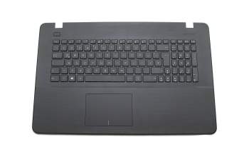 Teclado incl. topcase DE (alemán) negro/negro original para Asus F751LJ