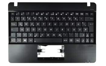 Teclado incl. topcase DE (alemán) negro/negro original para Asus R103BA