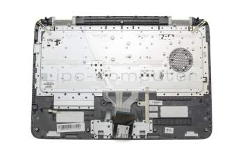 Teclado incl. topcase DE (alemán) negro/negro original para HP Pavilion X360 13-a000