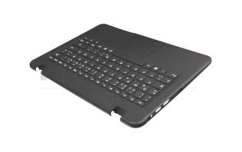 Teclado incl. topcase DE (alemán) negro/negro original para Lenovo 100e Winbook (81CY)