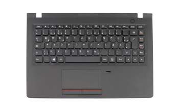 Teclado incl. topcase DE (alemán) negro/negro original para Lenovo E31-70 (80KC/80KW/80KX)