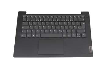 Teclado incl. topcase DE (alemán) negro/negro original para Lenovo V14 G3 IAP (82TS)