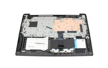 Teclado incl. topcase DE (alemán) negro/negro original para Lenovo V17 G4 IRU (83A2)