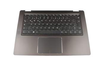 Teclado incl. topcase DE (alemán) negro/negro original para Lenovo Yoga 510-14AST (80S9)