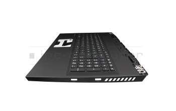 Teclado incl. topcase DE (alemán) negro/negro original para MSI GP76 Leopard 10UE/10UG/10UH (MS-17K2)