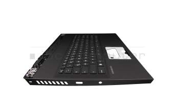 Teclado incl. topcase DE (alemán) negro/negro original para MSI GP76 Leopard 11UH/11UG/11UE (MS-17K3)