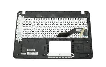 Teclado incl. topcase DE (alemán) negro/oro incluyendo soporte ODD original para Asus VivoBook X540LA