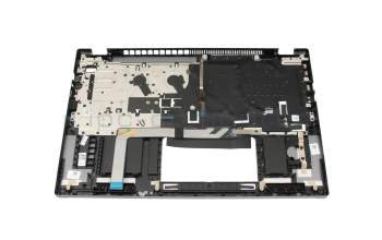 Teclado incl. topcase DE (alemán) negro/plateado con retroiluminacion original para Acer Swift Go 16 (SFG16-71)