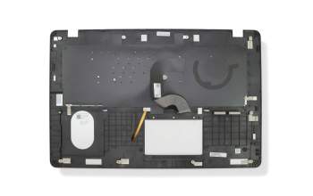 Teclado incl. topcase DE (alemán) negro/plateado con retroiluminacion original para Asus VivoBook P1700UQ