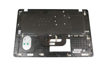 Teclado incl. topcase DE (alemán) negro/plateado con retroiluminacion original para Asus VivoBook Pro 17 N705UD