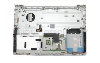 Teclado incl. topcase DE (alemán) negro/plateado con retroiluminacion original para Lenovo IdeaPad U430
