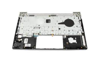 Teclado incl. topcase DE (alemán) negro/plateado con retroiluminacion para HP ProBook 445 G8