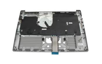 Teclado incl. topcase DE (alemán) negro/plateado original para Acer Aspire 3 (A314-35)