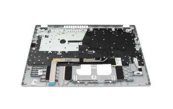 Teclado incl. topcase DE (alemán) negro/plateado original para Acer Aspire 3 (A315-24P)