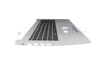 Teclado incl. topcase DE (alemán) negro/plateado original para Acer Aspire 3 (A315-33)