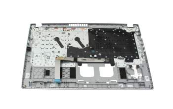 Teclado incl. topcase DE (alemán) negro/plateado original para Acer Aspire 3 (A317-54G)