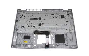 Teclado incl. topcase DE (alemán) negro/plateado original para Acer Aspire 3 Spin (A3SP14-31PT)