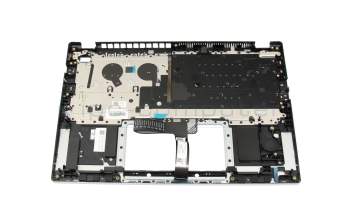 Teclado incl. topcase DE (alemán) negro/plateado original para Acer Swift Go 14 (SFG14-73)