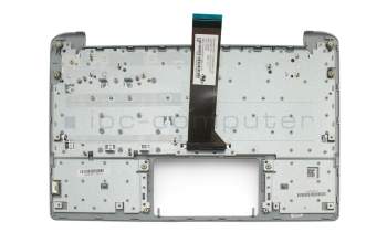 Teclado incl. topcase DE (alemán) negro/plateado original para Acer Switch 11 V (SW5-173)
