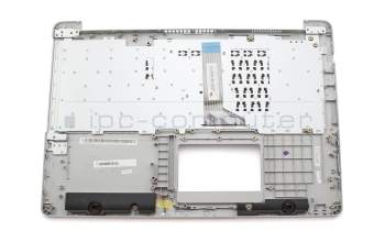 Teclado incl. topcase DE (alemán) negro/plateado original para Asus Transformer Book Flip TP550LD