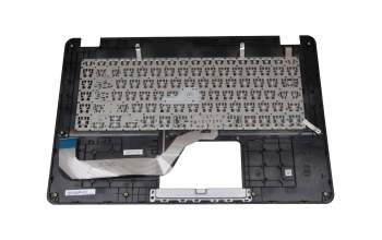 Teclado incl. topcase DE (alemán) negro/plateado original para Asus VivoBook 15 F505ZA