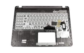 Teclado incl. topcase DE (alemán) negro/plateado original para Asus VivoBook 15 R507MA