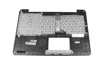 Teclado incl. topcase DE (alemán) negro/plateado original para Asus VivoBook F555BA