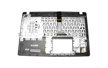 Teclado incl. topcase DE (alemán) negro/plateado original para Asus X550VX