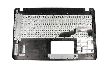 Teclado incl. topcase DE (alemán) negro/plateado para ranuras ODD original para Asus VivoBook D540NA