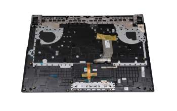 Teclado incl. topcase DE (alemán) negro/transparente/negro con retroiluminacion original para Asus ROG Strix G531GV