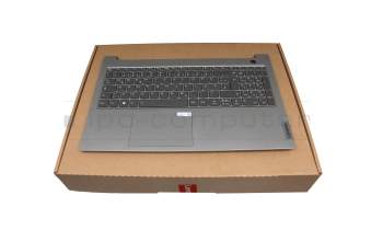 Teclado incl. topcase DE (alemán) plateado/canaso con retroiluminacion original para Lenovo ThinkBook 15 G3 ACL (21A4)