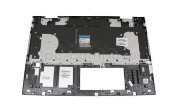 Teclado incl. topcase DE (alemán) plateado/plateado con retroiluminacion (DIS) original para HP Envy x360 15-dr1700