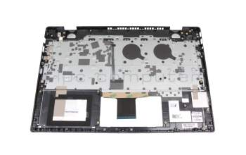 Teclado incl. topcase DE (alemán) plateado/plateado con retroiluminacion original para HP Pavilion 14-ce2000