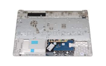 Teclado incl. topcase DE (alemán) plateado/plateado original para HP 15-dw0000