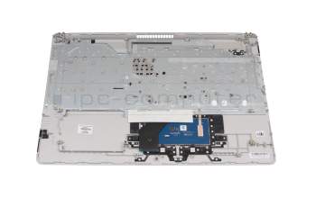 Teclado incl. topcase DE (alemán) plateado/plateado para HP 17-ca1000