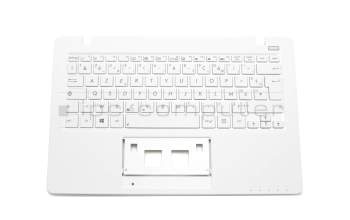 Teclado incl. topcase FR (francés) blanco/blanco original para Asus X200CA