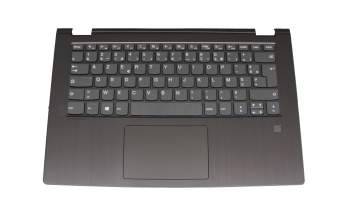 Teclado incl. topcase FR (francés) gris/canaso original para Lenovo Yoga 530-14ARR (81H9)
