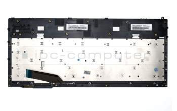 Teclado incl. topcase FR (francés) negro/canaso con retroiluminacion original para Asus ROG G55VW