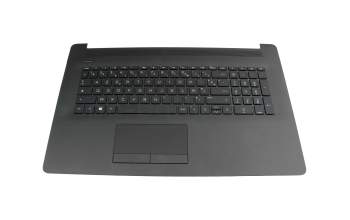 Teclado incl. topcase FR (francés) negro/negro (PTP/con DVD) original para Toshiba Satellite S50W-C
