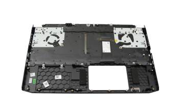 Teclado incl. topcase FR (francés) negro/negro con retroiluminacion original para Acer Nitro 5 (AN515-44)