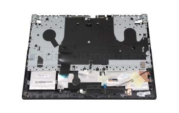 Teclado incl. topcase FR (francés) negro/negro con retroiluminacion original para Toshiba Satellite S50W-C