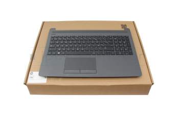 Teclado incl. topcase FR (francés) negro/negro original para HP 255 G7