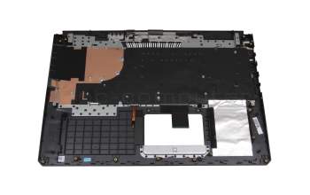 Teclado incl. topcase FR (francés) negro/rojo/negro con retroiluminacion original para Asus TUF Gaming FX765GM