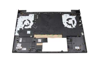 Teclado incl. topcase FR (francés) plateado/negro con retroiluminacion original para HP Victus 16-d0000