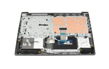 Teclado incl. topcase GR (griego) gris oscuro/canaso original para Lenovo IdeaPad S145-15IGM (81MX)