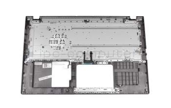 Teclado incl. topcase GR (griego) negro/canaso original para Asus VivoBook 15 X509FB