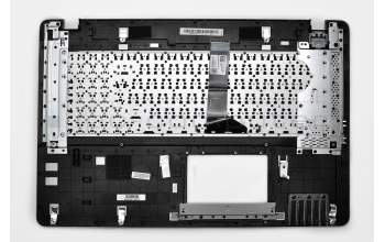 Teclado incl. topcase IT (italiano) negro/plateado original para Asus F750LA