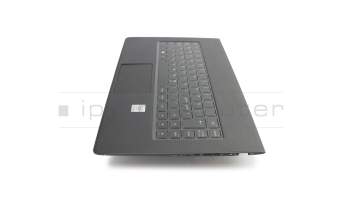 Teclado incl. topcase ND (nórdico) negro/negro con retroiluminacion original para Lenovo Yoga 3 Pro-1370 (80HE)