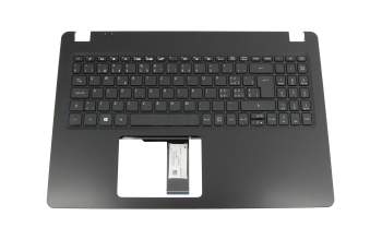 Teclado incl. topcase SF (suiza-francés) negro/negro original para Acer Aspire 3 (A315-54)