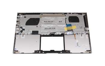 Teclado incl. topcase SF (suiza-francés) plateado/plateado con retroiluminacion original para Asus ZenBook 15 UX533FAC